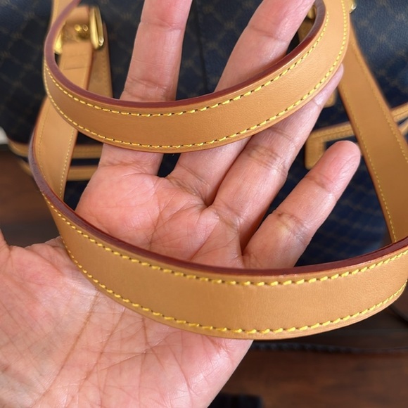 Rioni Moda Italia Signature Estate Tall Tote Shopper Monogram Coated Canvas New - Picture 9 of 15